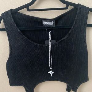 Darker Wavs Tank with garters bundle